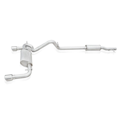 Stainless Works 2012-17 Jeep Wrangler Catback Exhaust JPJKUCB JPJKUCB Photo - Unmounted