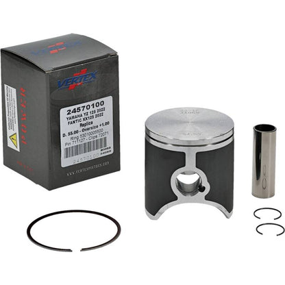 Vertex Pistons Vertex Piston 2023 Fantic Motor XE 125 125cc +1.00mm Oversized Cast Replica Piston Kit 24570100 24570100 Photo - Primary