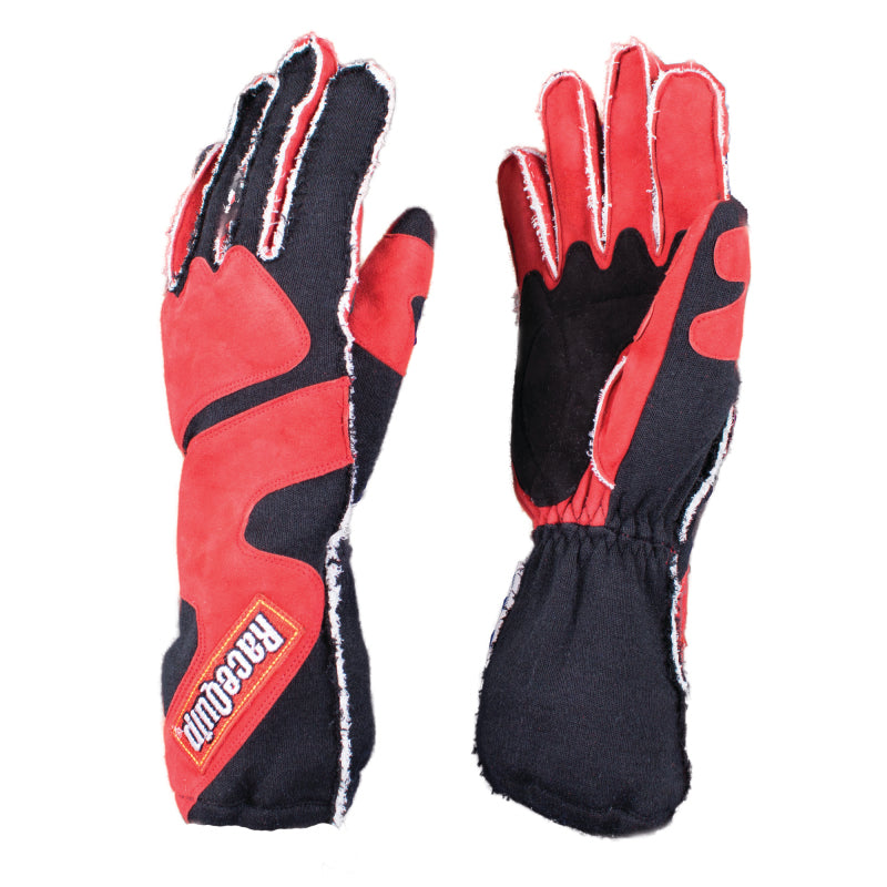 Racequip 356 Series 2 Layer Nomex Outseam Race Gloves SFI 3.3/5 Red & Black 356107 Photo - Primary