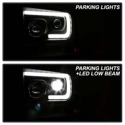 Spyder 05-07 Ford F250/350/450 Super Duty Projector LED Black PRO-YD-FS05V2PL-BK 5087911 5087911 Photo - Unmounted