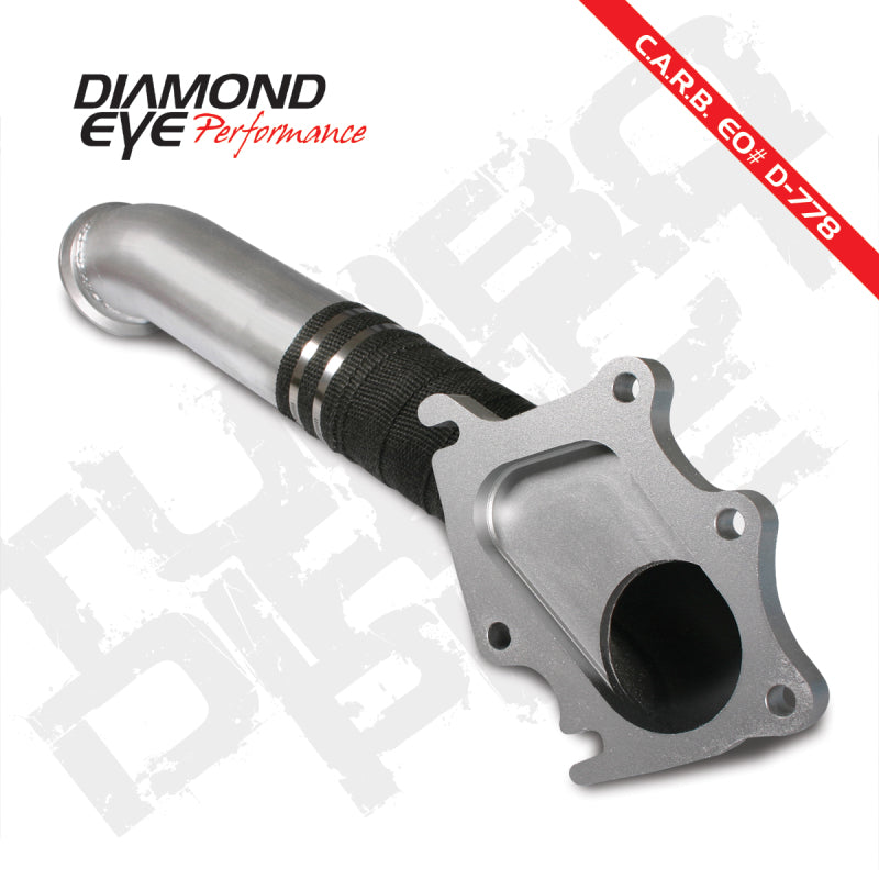 Diamond Eye Performance Diamond Eye TURBO-DIRECT 3in AL CHEVY LB7 DURAMAX 01-04 5 BTWN TURBO & F PIPE TRANS DIPSTICK MOD REQ 321055 321055 Photo - Primary