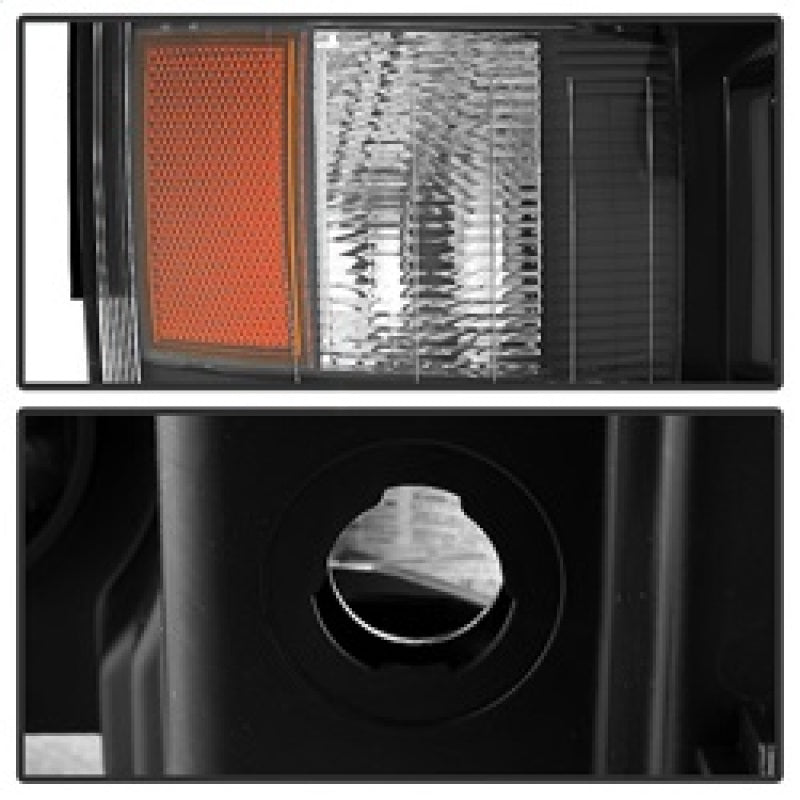 SPYDER Xtune Chevy Silverado 1500/2500/3500 07-13 Projector Headlights Black PRO-JH-CS07-LED-BK 9027796 9027796 Photo - Unmounted