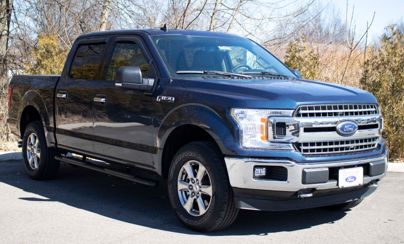 Fishbone Offroad 2015+ Ford F150 Super Crew Cab Oval Side Steps - Black Textured FB21380 FB21380 Photo - lifestyle view