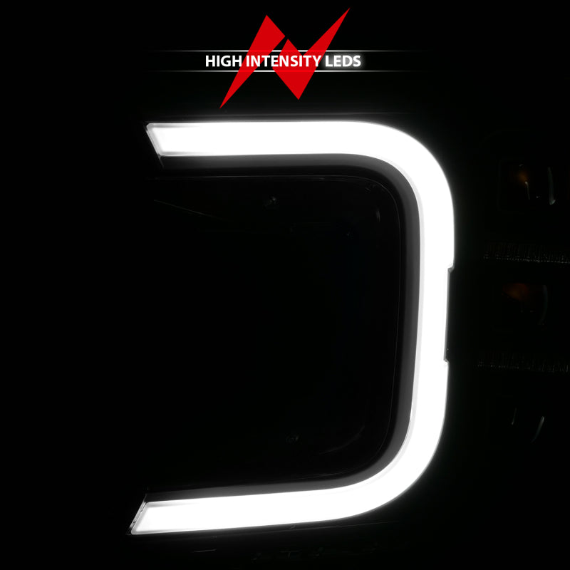 Anzo 18-20 Ford F-150 Full Led Projector Smoke Bar Style Headlights Black Amber 111520 111520 User 5