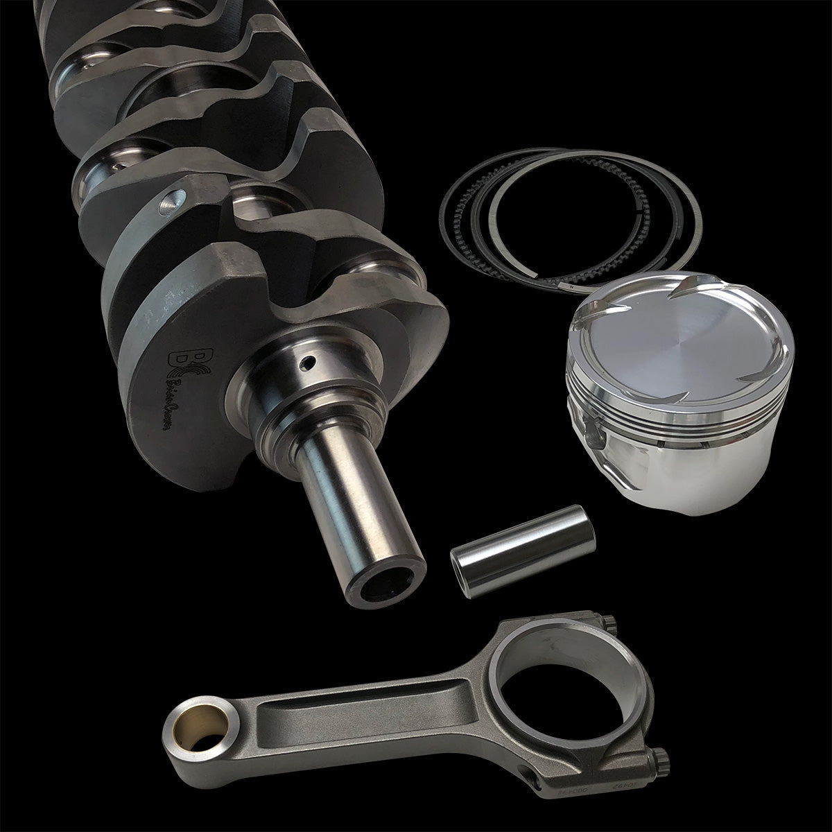 Brian Crower Mitsubishi 4G63/Evo (7 Bolt) Stroker Kit - 94mm Stroke/I-Beam Rods BC0127