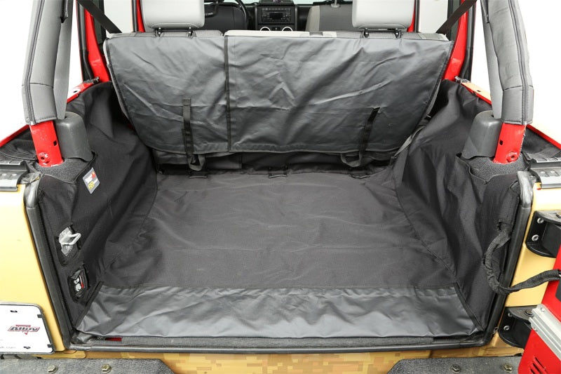 Rugged Ridge C3 Cargo Cover,No Subwoofer;07-18 Jeep Wrangler JKU,4 Door 13260.01 Photo - Mounted