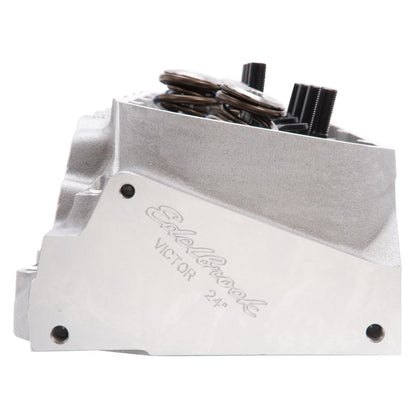 Edelbrock Race Cyl Head Musi CNC BBC Victor 24Deg Complete 61409 61409 Photo - Unmounted