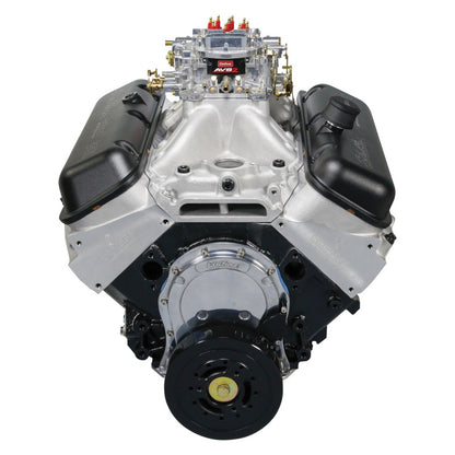 Edelbrock Crate Engine Edelbrock/Pat Musi 555 RPM XT BBC 675 HP Stock Exhaust Port Location 49550 49550 Photo - Unmounted