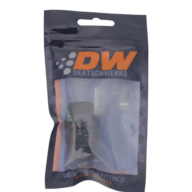 DeatschWerks 10AN ORB Male to 10AN ORB Male Swivel Adapter - Anodized Matte Black 6-02-0421-B 6-02-0421-B Photo - lifestyle view