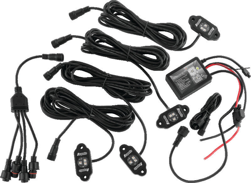 DragonFire Racing Rgb Rock Light Kit Bt 4 Pc 522011 522011 Photo - Primary