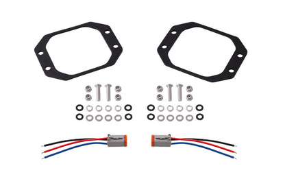 Diode Dynamics SS3 Backlit Flush Mounting Kit (Pair) DD7189P DD7189P Photo - Primary