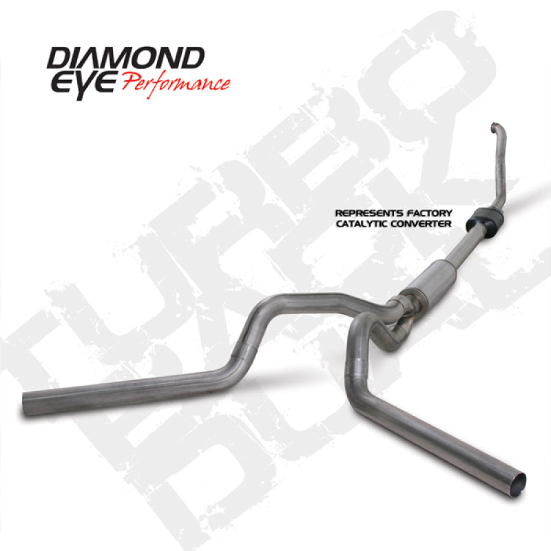 Diamond Eye Performance Diamond Eye KIT 4in TB DUAL SS: 94-97 FORD 7.3L F250/F350 PWRSTROKE NFS W/ CARB EQUIV STDS K4308S K4308S Photo - Primary