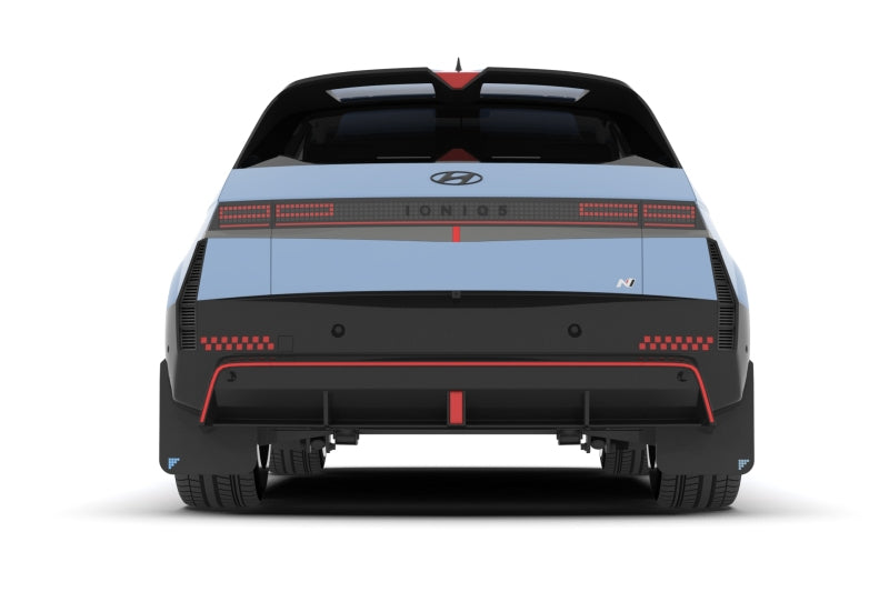 Rally Armor 2025 Hyundai Ioniq 5 N Black UR Mud Flap Light Blue Battery Logo MF117-BAT-BLK-PBL MF117-BAT-BLK-PBL User 1
