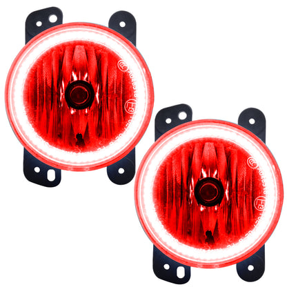 ORACLE Lighting 10-15 Jeep Wrangler JK Pre-Assembled LED Halo Fog Lights -Red 7159-003 7159-003 Photo - Primary