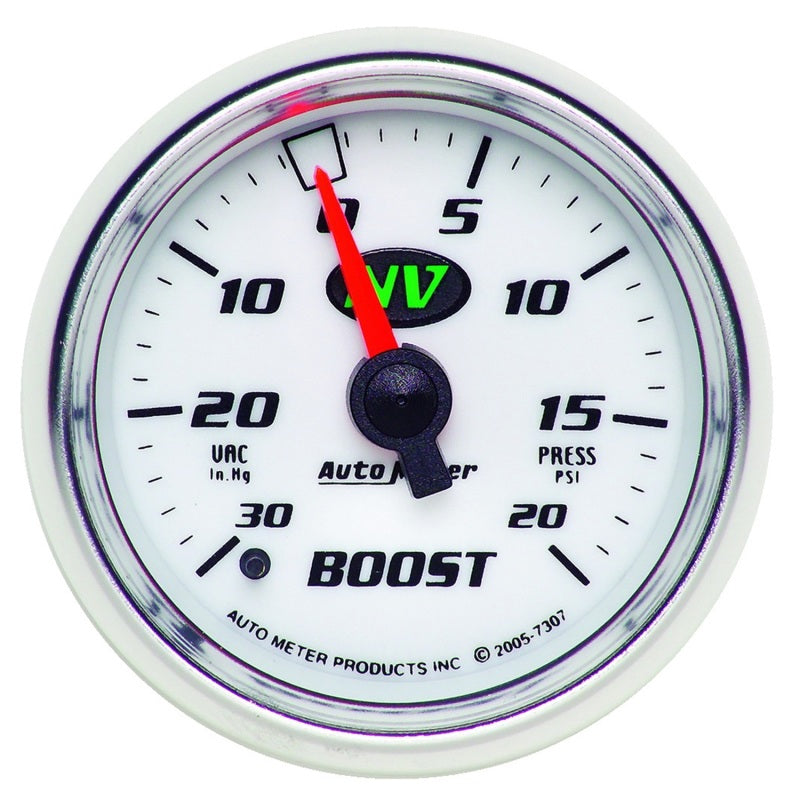 Autometer 52.4mm Mechanical Vacuum / Boost Gauge 7307 7307 Photo - Primary