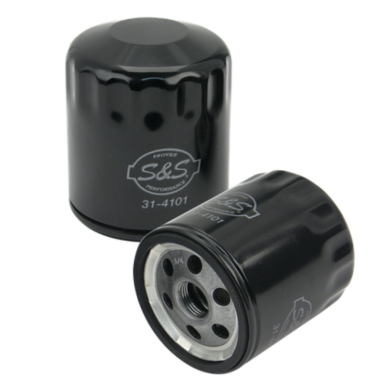 S&S Cycle Sportster/Evolution/Shovelhead Models Oil Filter - Black 31-4101A