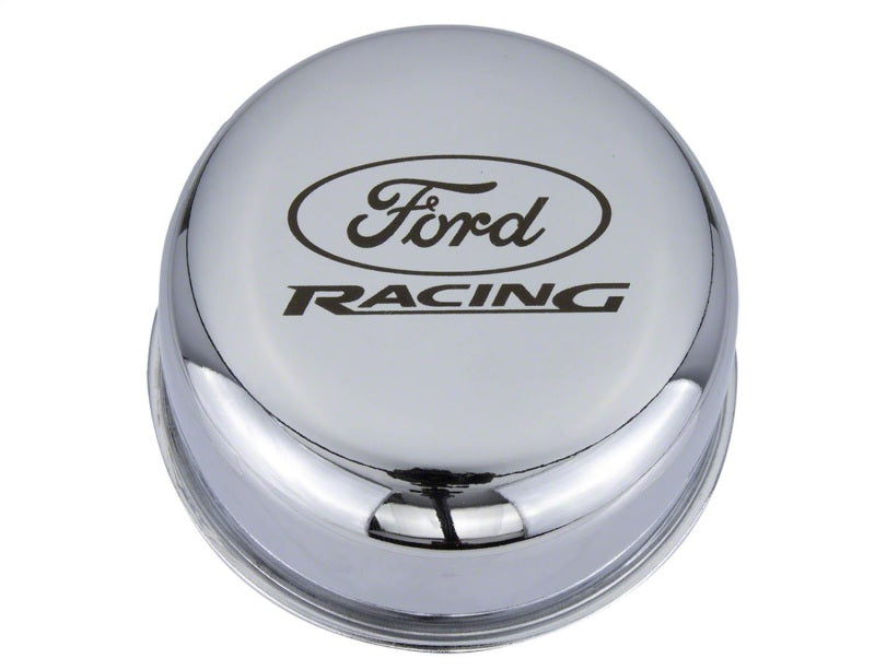 Ford Breather Cap w/Ford Racing Logo - Chrome FRDM6766-FRNVCH M-6766-FRNVCH Photo - Unmounted