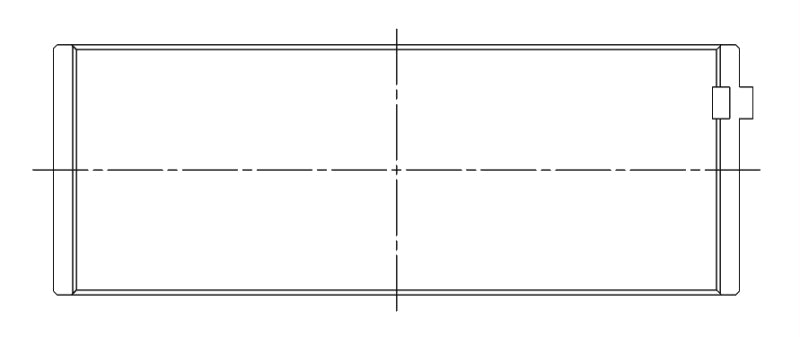 ACL BMW B48 / Mini F55/56/57 Standard Size High Performance Rod Bearing Set 4B1510H-STD 4B1510H-STD Technical Drawing