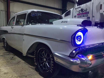 ORACLE Lighting Oracle Pre-Installed Lights 7 IN. Sealed Beam - Blue Halo 6905-002 6905-002 Photo - lifestyle view