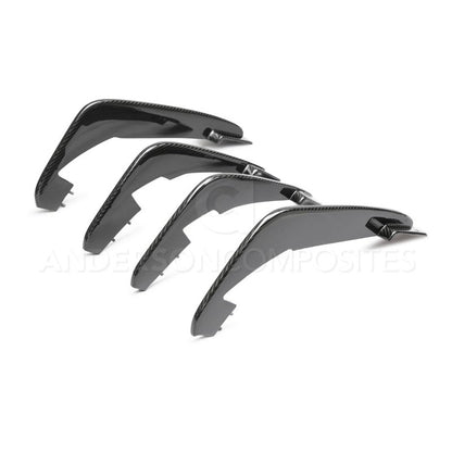 Anderson Composites 20-21 Chevrolet Corvette C8 Stingray Carbon Fiber Rear Diffuser Fins (Set of 4) AC-RDF20CHC8 AC-RDF20CHC8 User 2