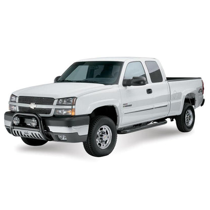 Westin 1999-2013 Chevy Silverado 1500 Crew Cab Signature 3 Nerf Step Bars - Black 25-1955 25-1955 Photo - Mounted