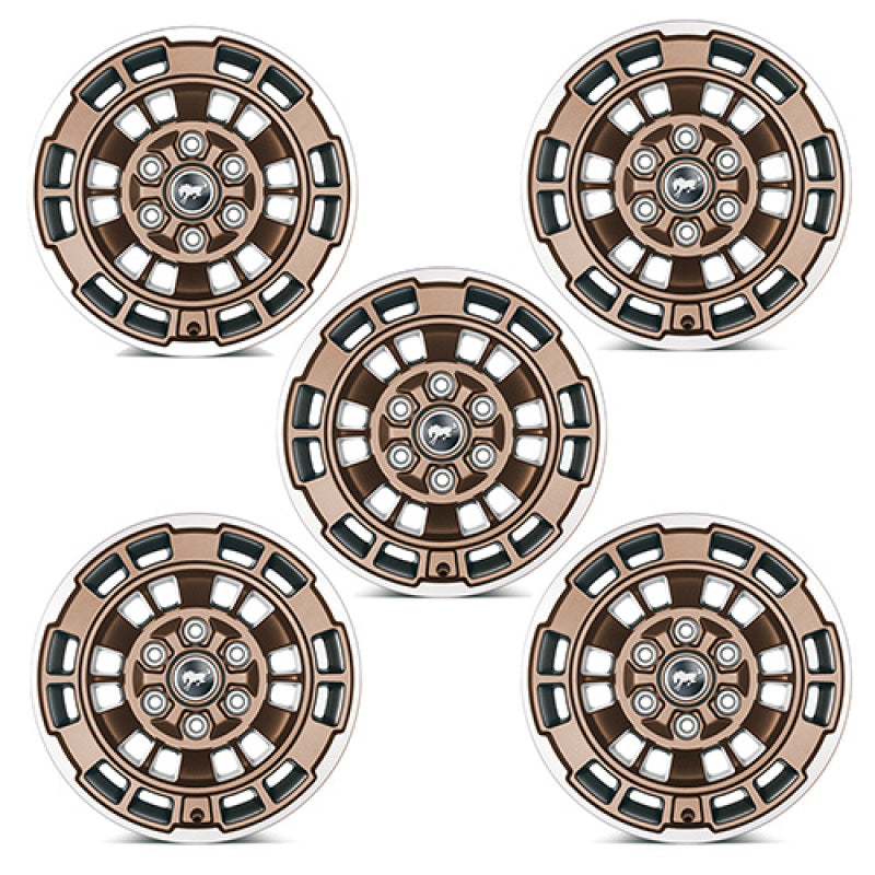 Ford Racing 21-23 Bronco 17x8.5 Wheel Kit - Sinister Bronze M-1007K-P1785BRN M-1007K-P1785BRN User 1