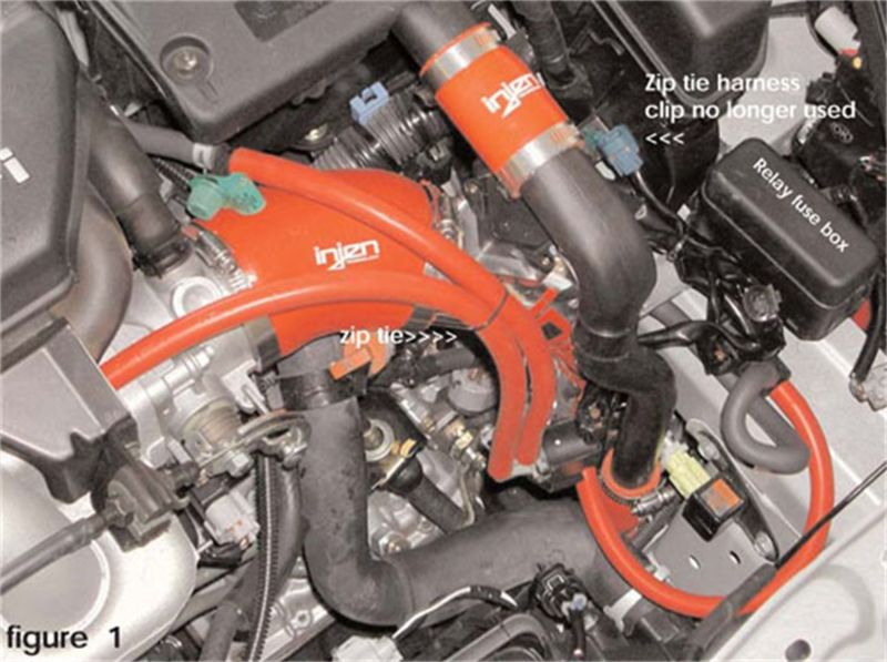 Injen 00-03 Toyota Celica GTS Black Cold Air Intake *SPECIAL ORDER* RD2046BLK RD2046BLK Photo - Mounted