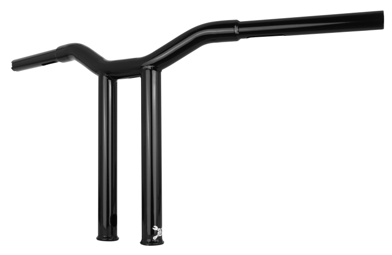 Burly Brand Dominator Straight Bar 12in - Matte Black B12-6072SB