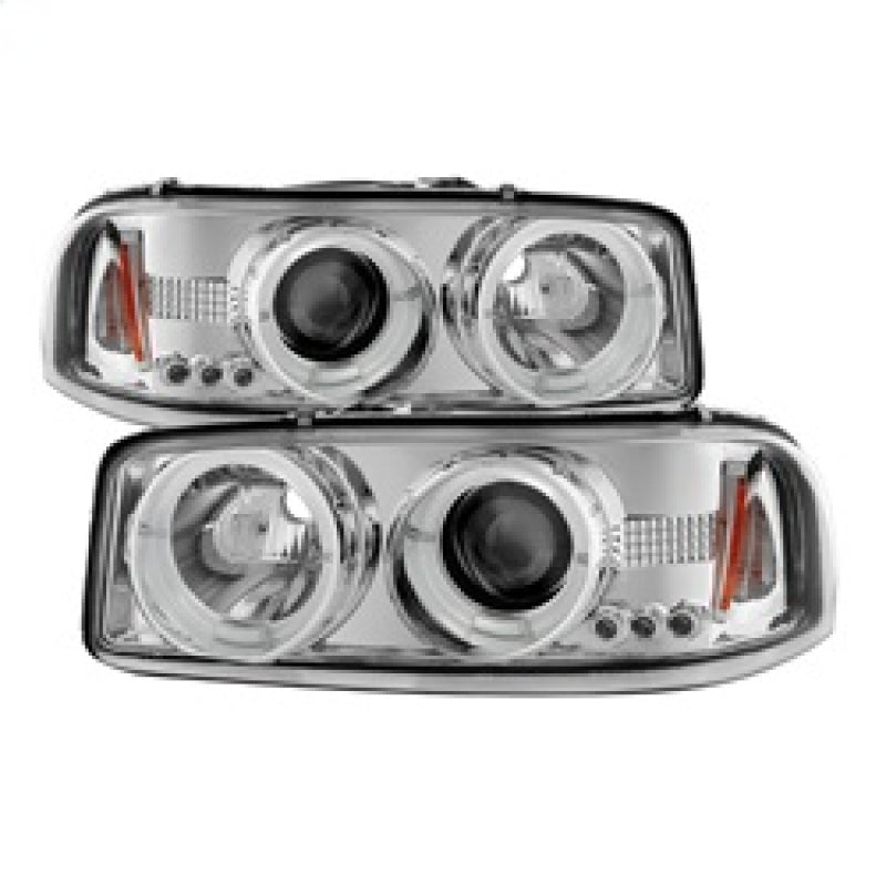 Spyder GMC Sierra 1500/2500/3500 99-06 Projector Headlights LED Halo LED Chrome PRO-YD-CDE00-HL-C 5009364 5009364 Photo - Primary
