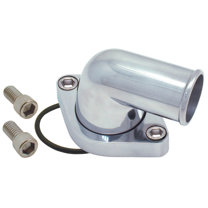 Spectre Chevy 90 Degree Swivel Water Neck - Polished Aluminum 4933 4933 Photo - Primary