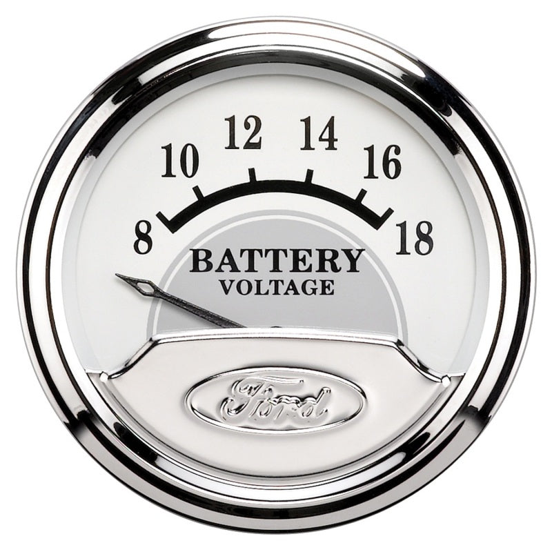 Autometer Gauge, Voltmeter, 2 1/16", 18V, Elec, Ford Masterpiece 880354 User 1