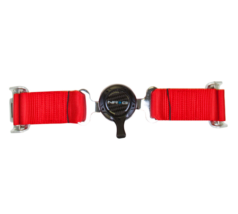 NRG 4 Point Seat Belt Harness / Cam Lock- Red SBH-4PCRD Photo - Primary