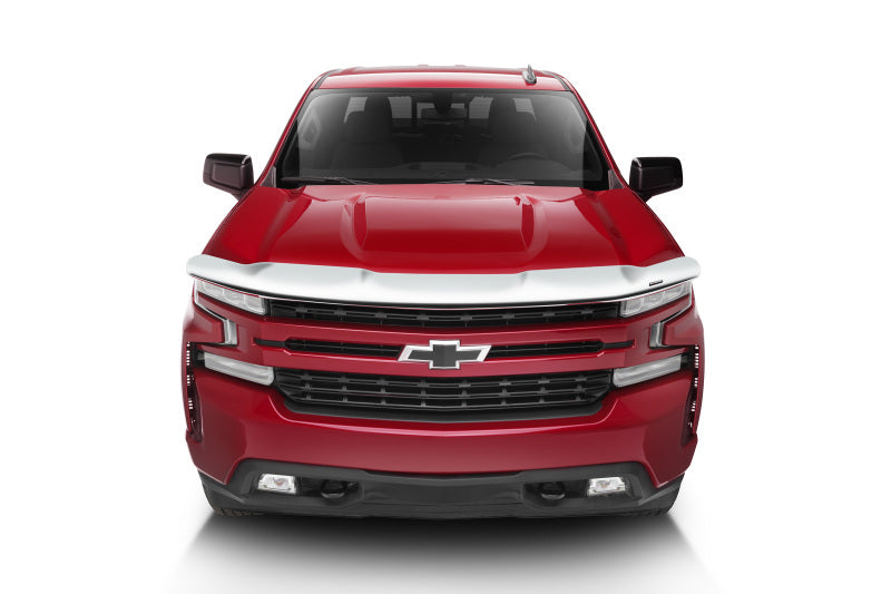 Stampede Vigilante Premium Hood Protector, Chrome, for 2015-2019 GMC Yukon 2055-8 Photo - Mounted