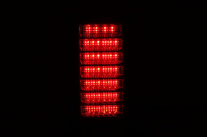 Anzo 2003-2009 Hummer H2 LED Tail lights Red/Clear 311068 Photo - Mounted