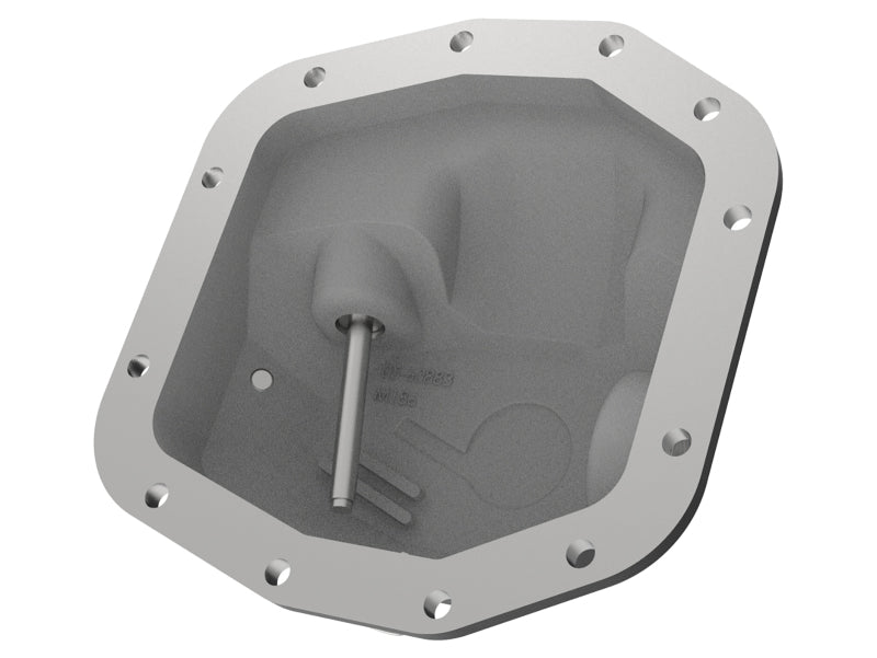 aFe Pro Series Front Differential Cover Black (Dana M186) Jeep Wrangler (J 46-71010B Photo - Unmounted
