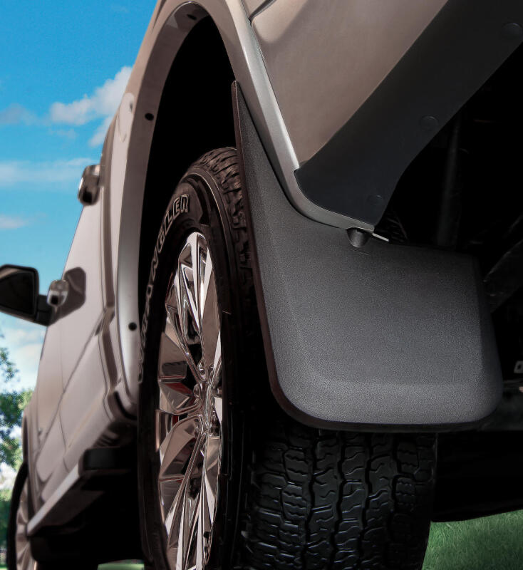 Husky Liners 99-09 Ford SuperDuty Reg/Super/Crew Cab Custom-Molded Front Mud Guards 56511 Photo - Mounted
