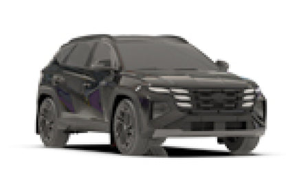 Rally Armor 2025 Hyundai Tucson XRT Black UR Mud Flap - Metallic Black Logo MF125-UR-BLK-MBK MF125-UR-BLK-MBK User 1