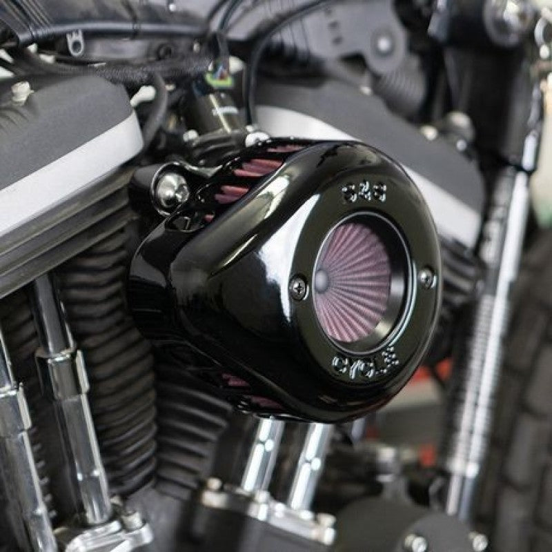 S&S Cycle 2007+ XL Models Stealth Air Stinger Kit w/ Gloss Black Teardrop 170-0726A 170-0726A Photo - Primary