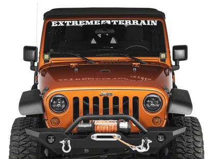Raxiom 07-18 Jeep Wrangler JK Windshield Mounted Light Brackets J106735 J106735 Photo - Close Up