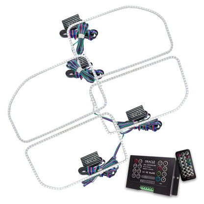 ORACLE Lighting Oracle Ford F250/350 11-16 Halo Kit (Square Ring Design) - ColorSHIFT w/ 2.0 Controller 2383-333 2383-333 Photo - Primary