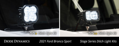 Diode Dynamics 2021 Ford Bronco Sport SS3 LED Ditch Light Kit - Sport Yellow Combo DD7139 DD7139 User 4