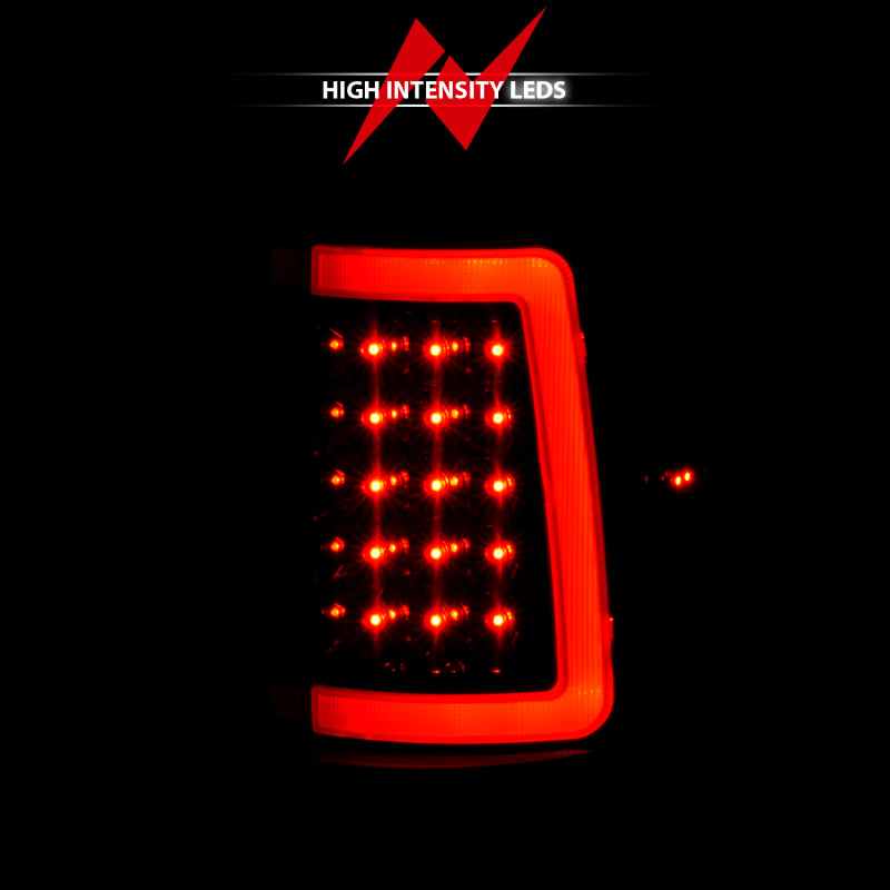 ANZO 2004-2006 Ford F-150 LED Tail Lights w/ Light Bar Black Housing Smoke Lens 311343 311343 Photo - Unmounted