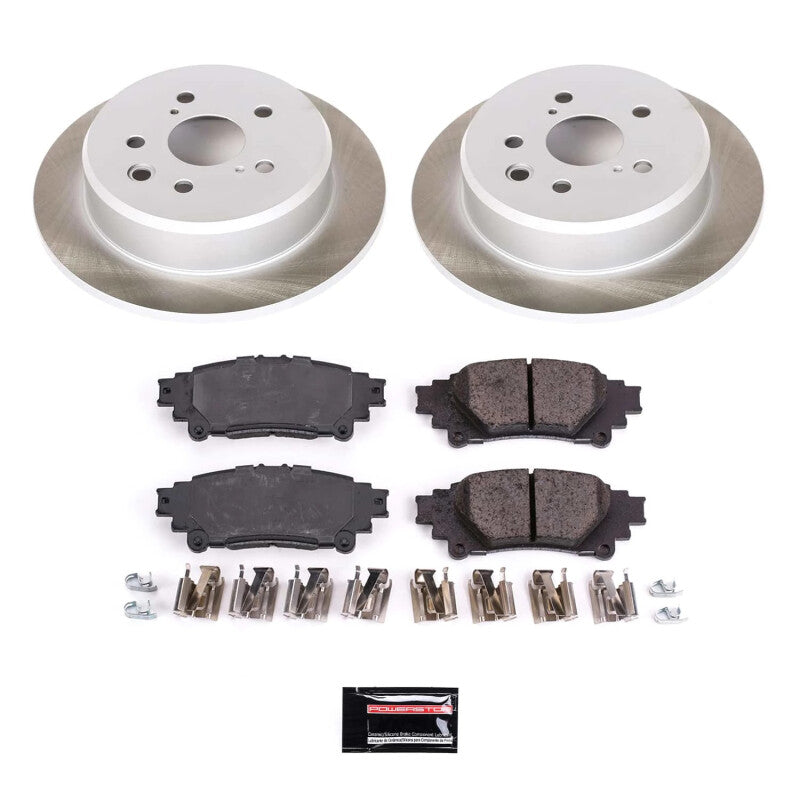 PowerStop Power Stop 14-15 Lexus IS250 Rear Semi-Coated Rotor Kit SC6930 SC6930 Photo - Primary