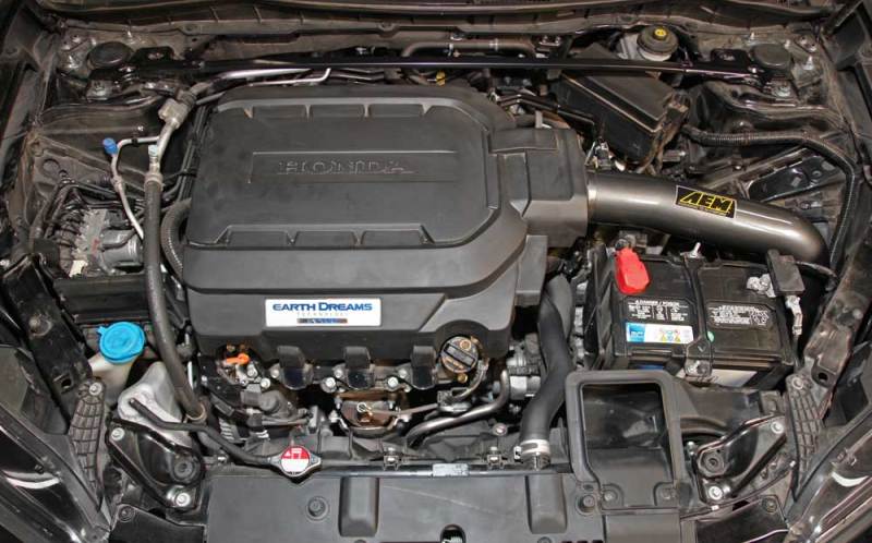AEM Induction AEM 13-15 Honda Accord 3.5L V6 Cold Air Intake 21-751C 21-751C Photo - Mounted