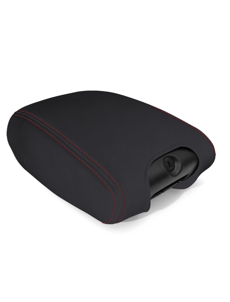 PRP Seats PRP 11-18 Jeep Wrangler JK/JKU Center Console Cover - Black with Red Stitching B104-01 B104-01 Photo - Primary