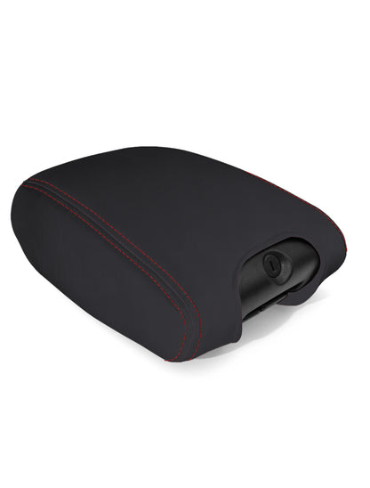 PRP Seats PRP 11-18 Jeep Wrangler JK/JKU Center Console Cover - Black with Red Stitching B104-01 B104-01 Photo - Primary