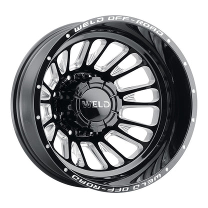 Weld Off-Road W121 20X8.25 Scorch Outer 8X165.1 ET-265 BS-5.67 Gloss Black MIL 121.6 W12108280N56 W12108280N56 Photo - Primary