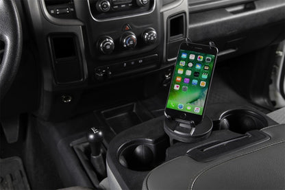 Daystar Hands Free Phone Grip Fits In Cup Holder DASKU81001BK KU81001BK Photo - Mounted