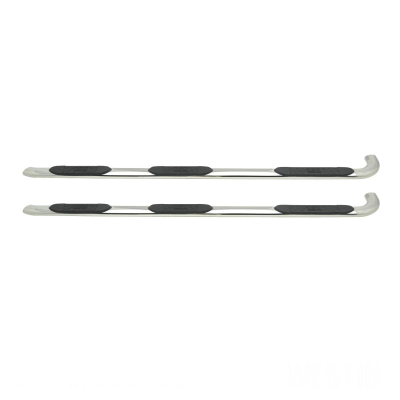 Westin 15-18 Chevy Silv 25/3500 Dbl Cab (6.5ft)/Dually (8ft) Platinum 4 Oval WTW Nerf Step Bars - SS 24-54560 24-54560 Photo - out of package