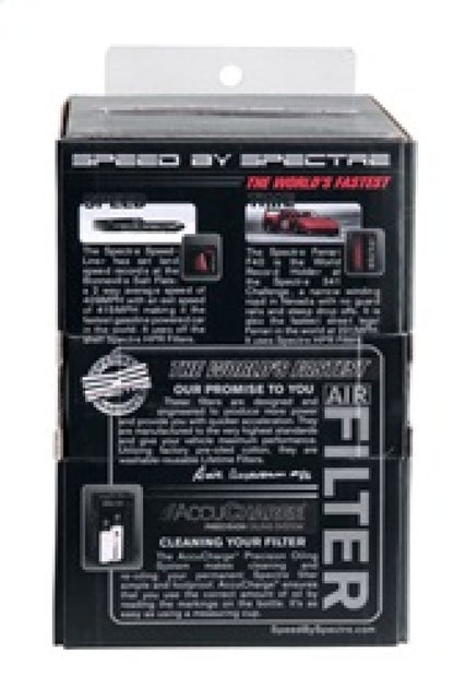 Spectre Adjustable Conical Air Filter 2-1/2in. Tall (Fits 3in. / 3-1/2in. / 4in. Tubes) - Blue 8166 8166 Photo - in package